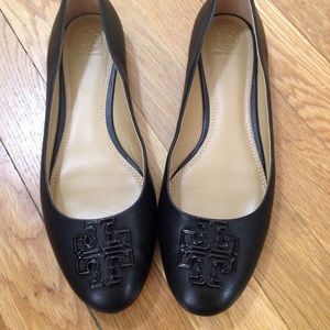 Tory Burch Melinda Ballerina Leather Flats Sz: 8.5